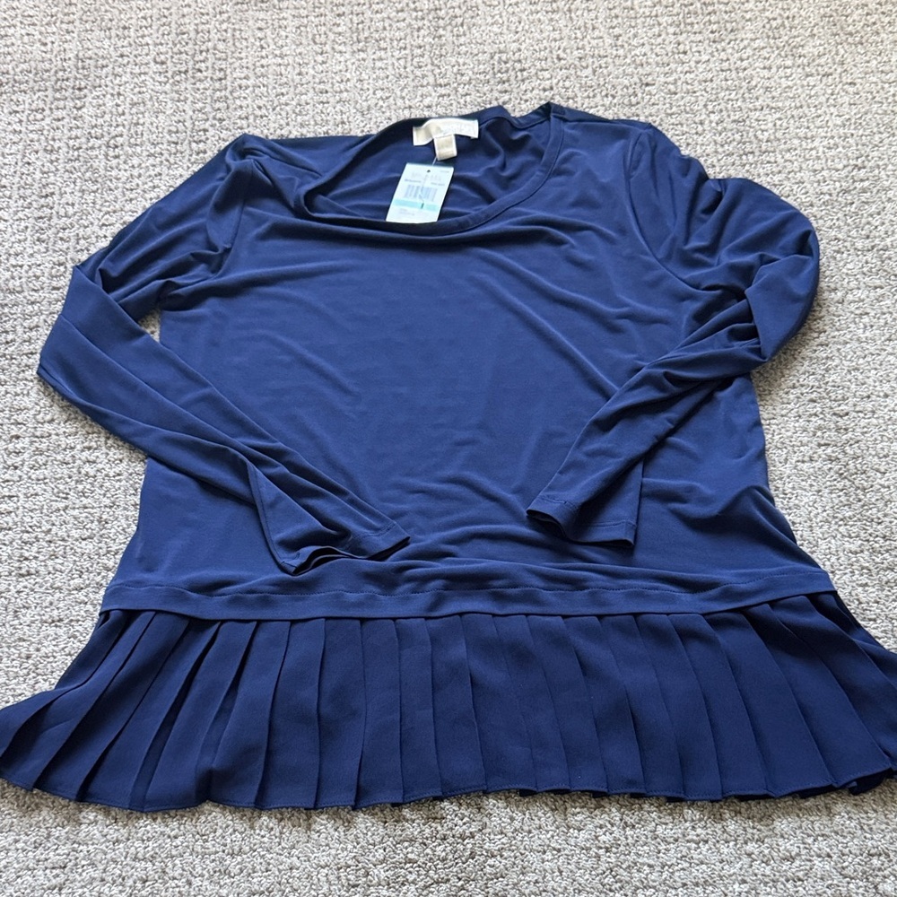Michael Kors Stretchy True Navy Top